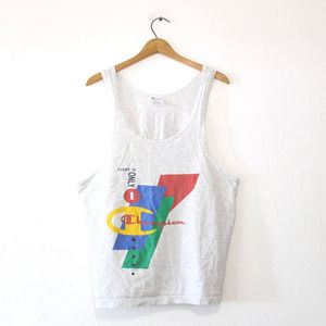 Vintage Champion Brand Athletic Apparel Tank Top Large